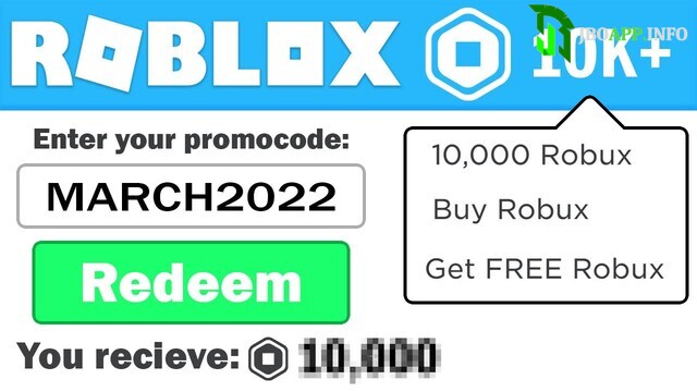 Full Code Roblox Robux Update Mới Nhất 2023